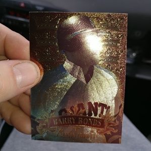 1997 numbered Barry Bonds Fleer Ultra card.